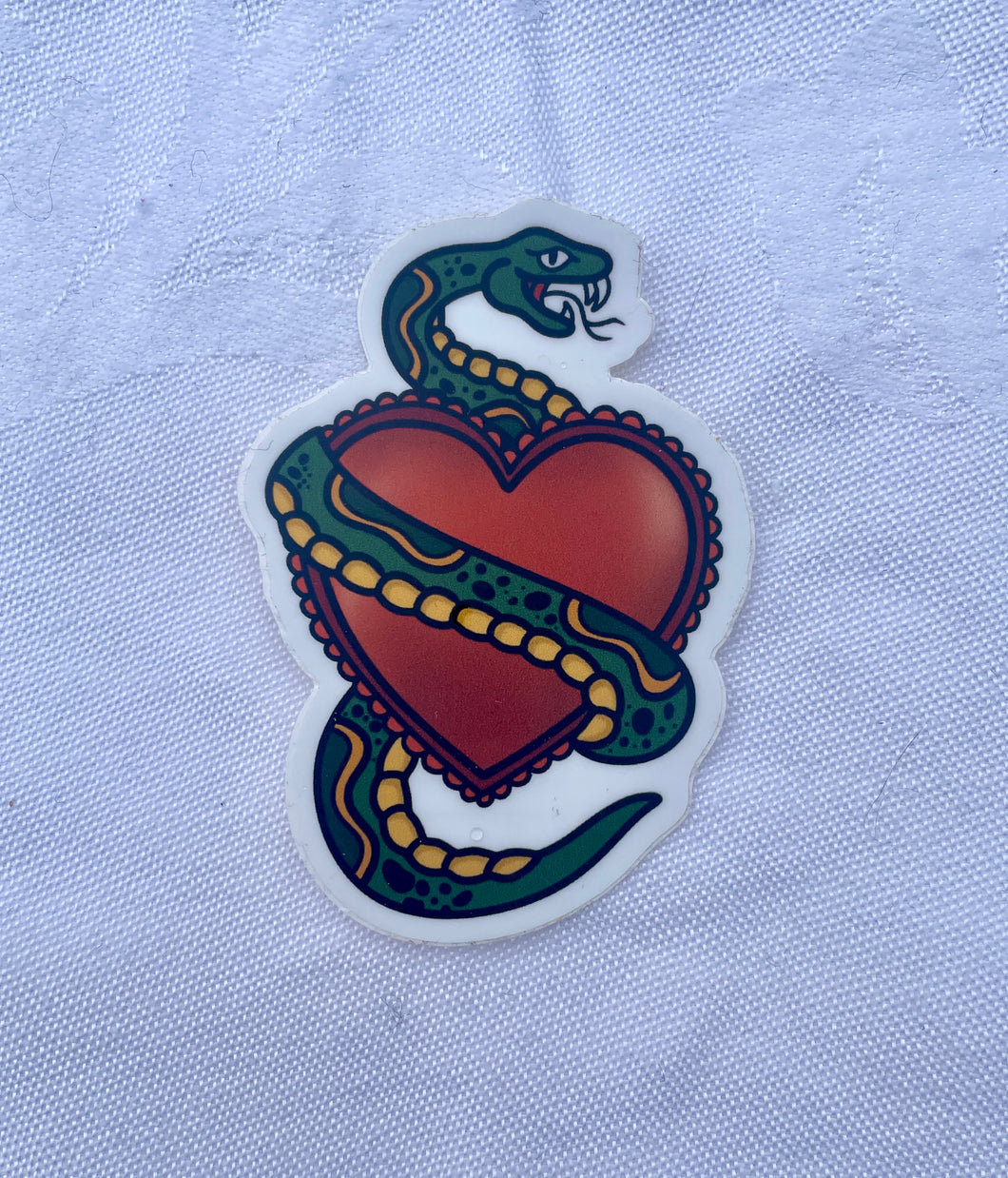 Snake Heart sticker
