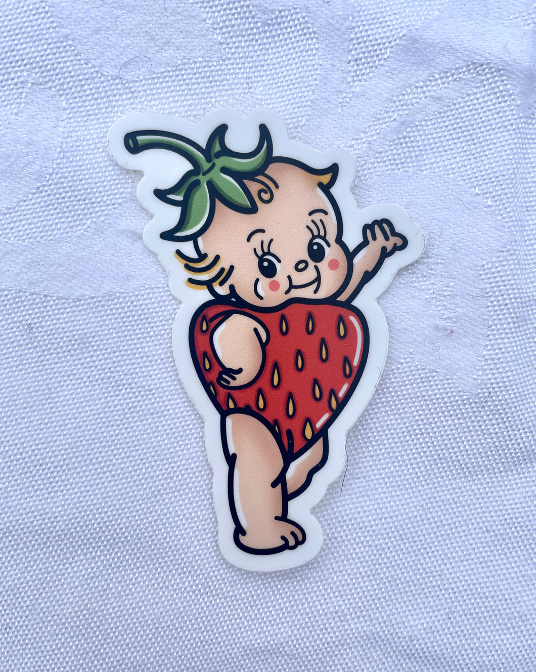 strawberry Kewpie sticker
